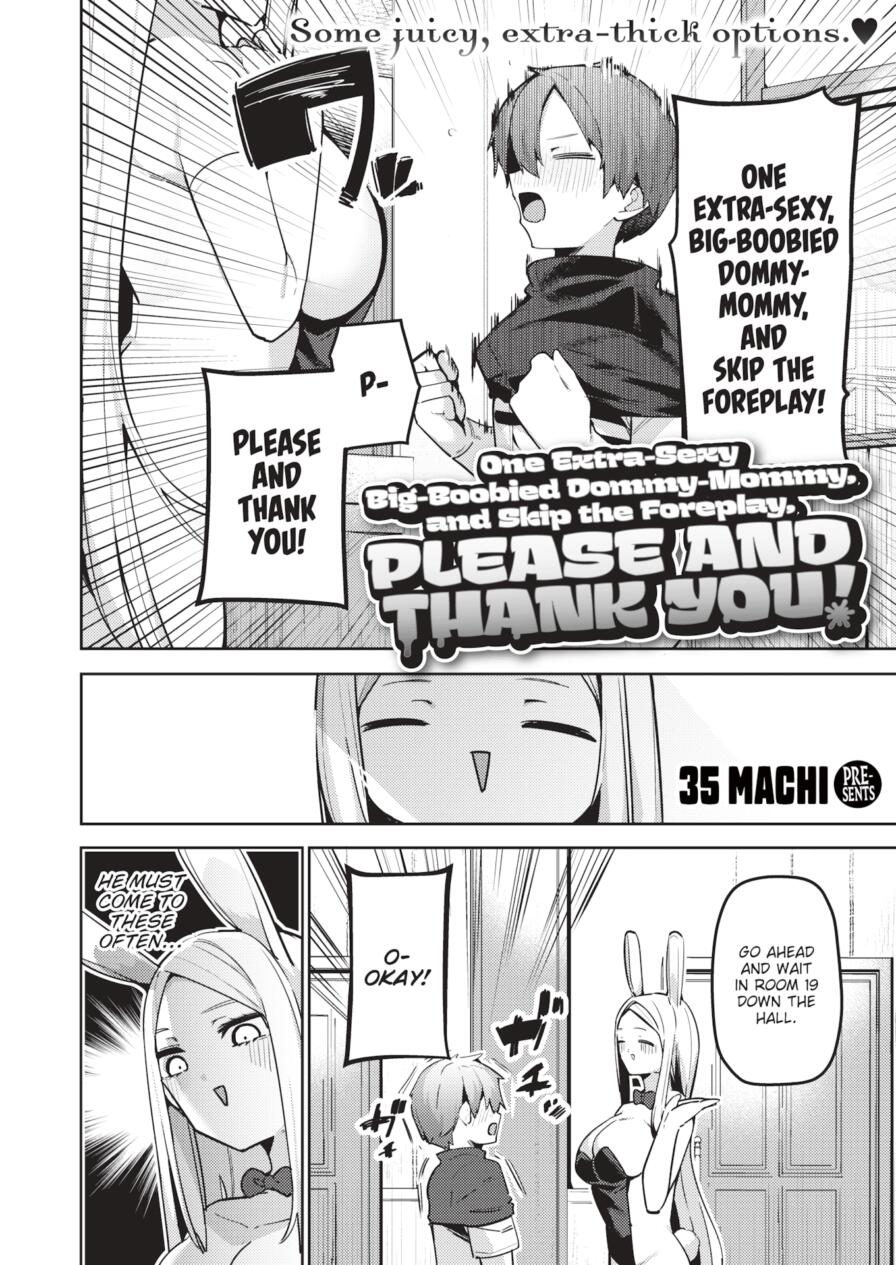 [35 Machi] One Extra-Sexy Big-Boobied Dommy-Mommy, and Skip the Foreplay, Please and Thank You! (Isekairakuten Vol.41)