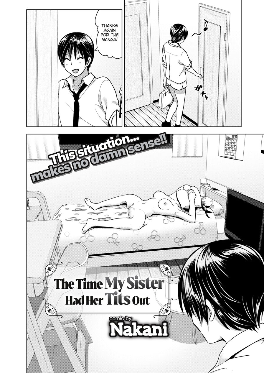 [Nakani] The Time My Sister Had Her Tits Out (Comic Bavel 2016-09)