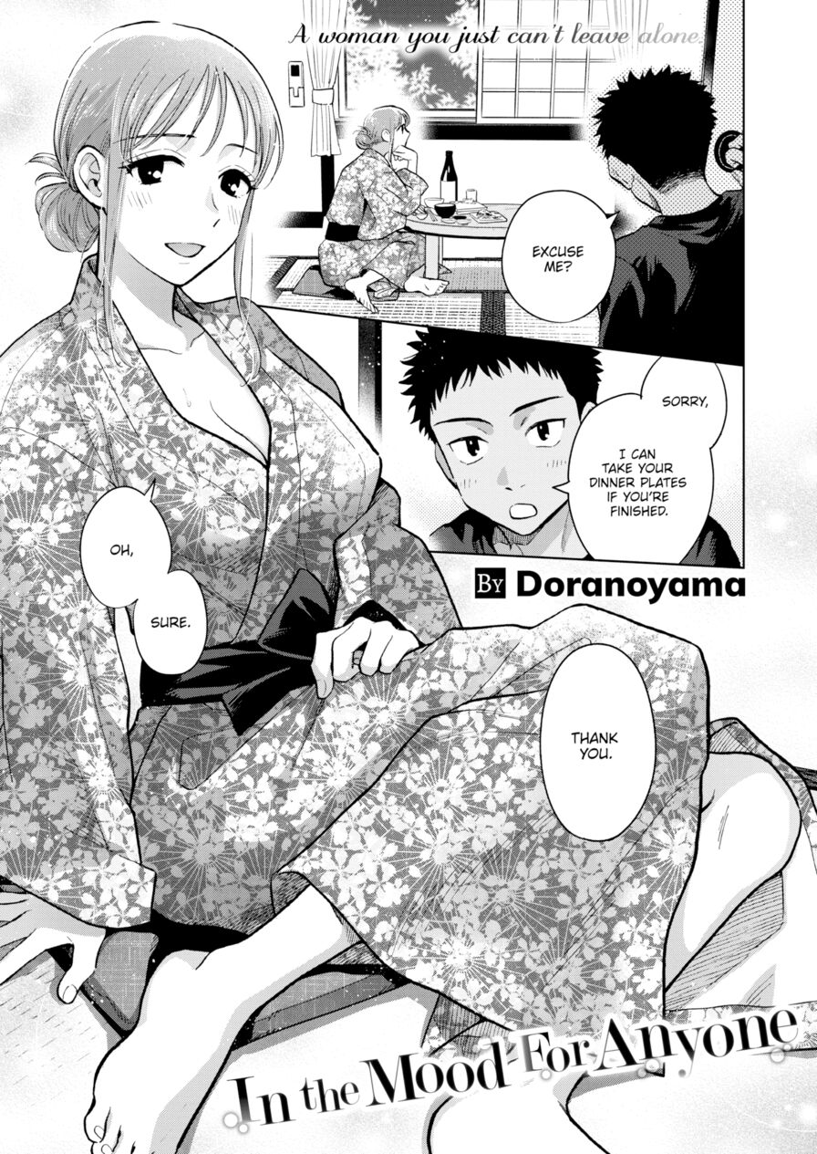 [Doranoyama] In the Mood For Anyone (Comic Shitsurakuten 2024-01)