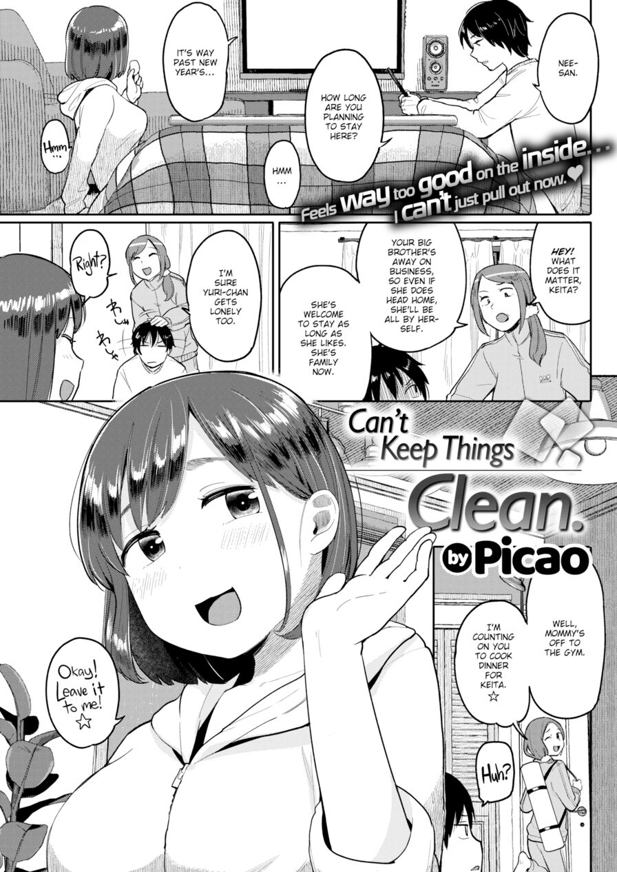 [Picao] Can't Keep Things Clean (Comic Kairakuten 2018-03)