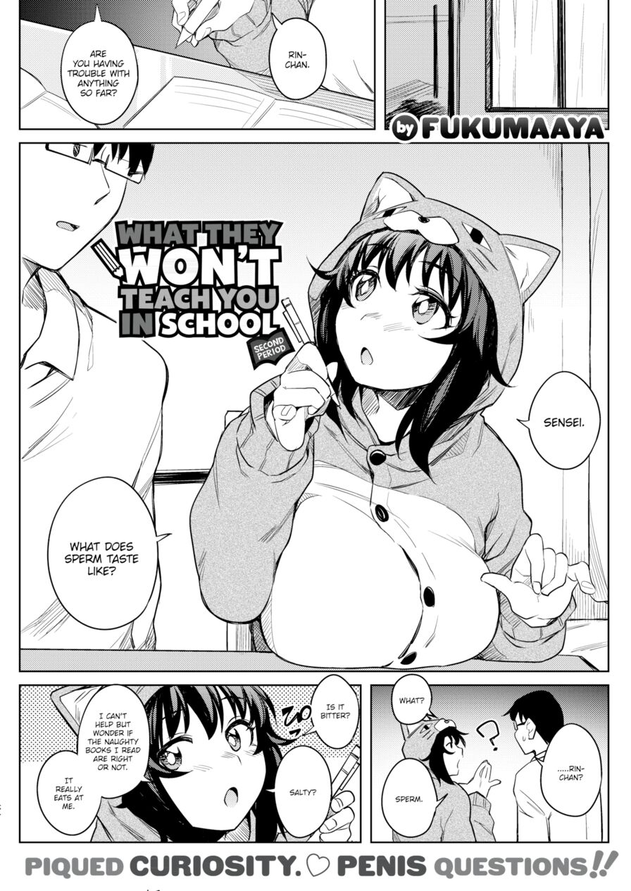 [Fukumaaya] What They Won't Teach You in School ~Second Period~ (Comic Shitsurakuten 2018-06)