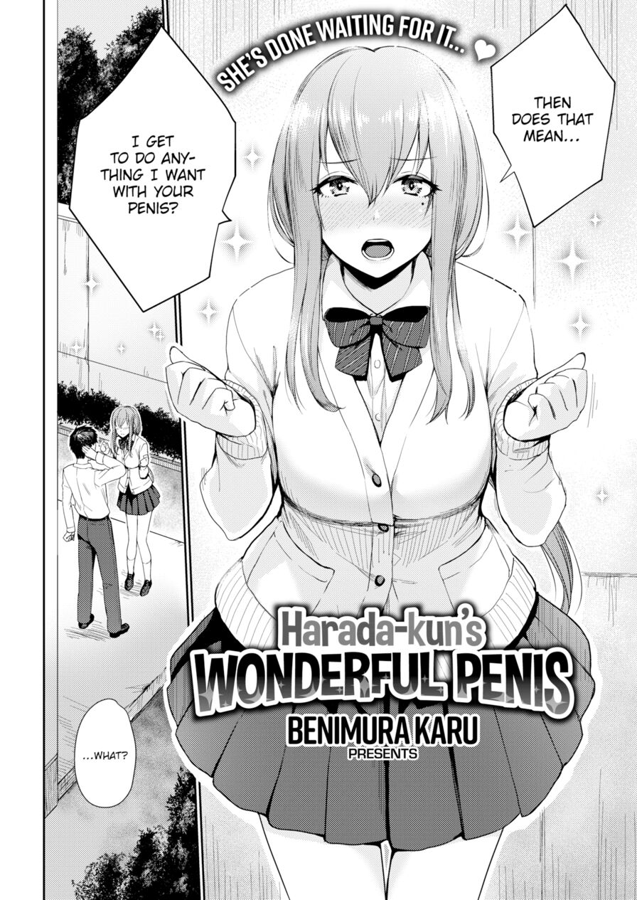 [Benimura Karu] Harada-kun's Wonderful Penis (Comic Kairakuten BEAST 2018-10)