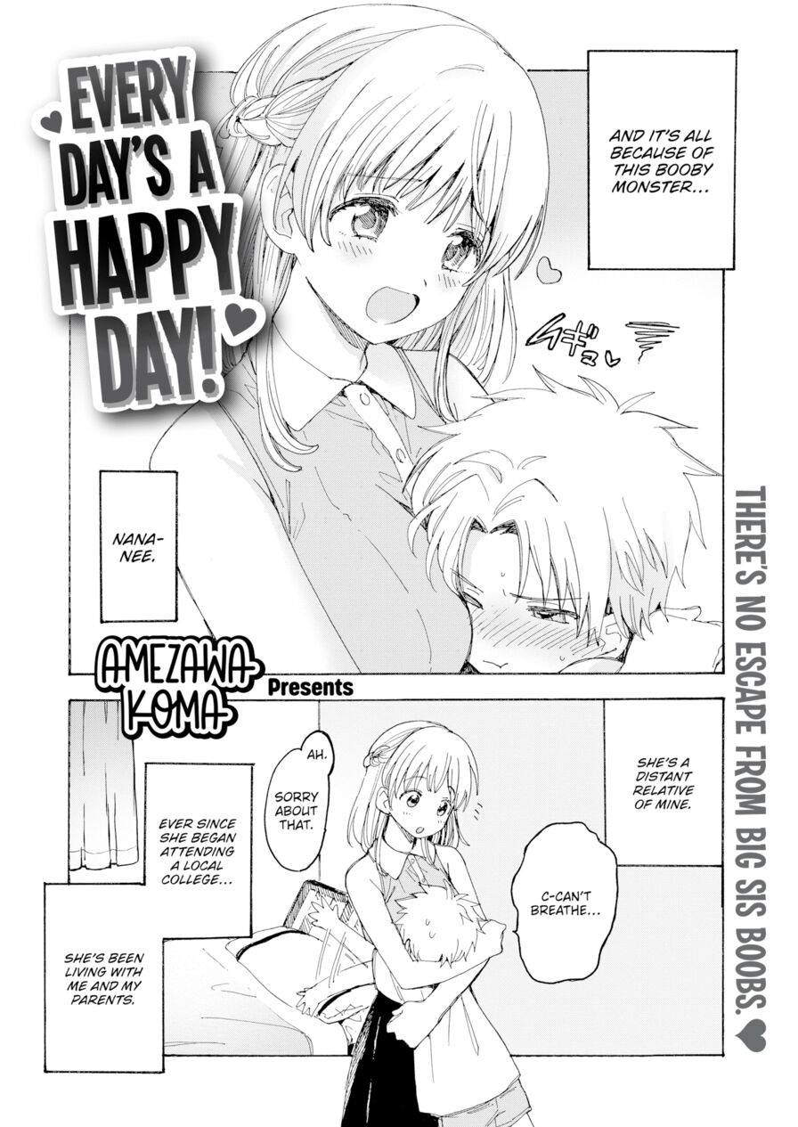 [Amezawa Koma] Every Day’s a Happy Day! (Comic Shitsurakuten 2019-10)