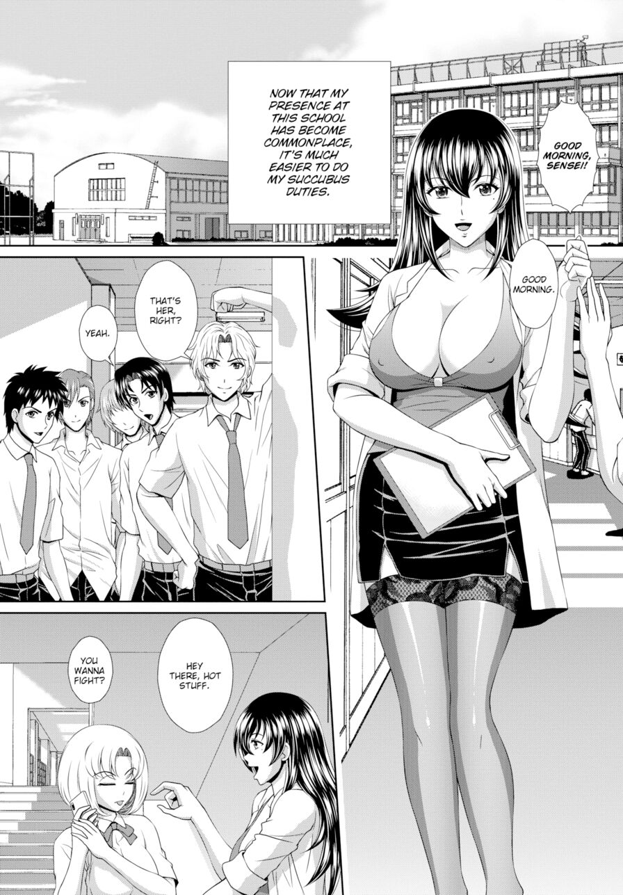 [Ban Kazuyasu] The School Nurse Is a Sex-Crazed Succubus Ch.4 (Dascomi Vol.03)