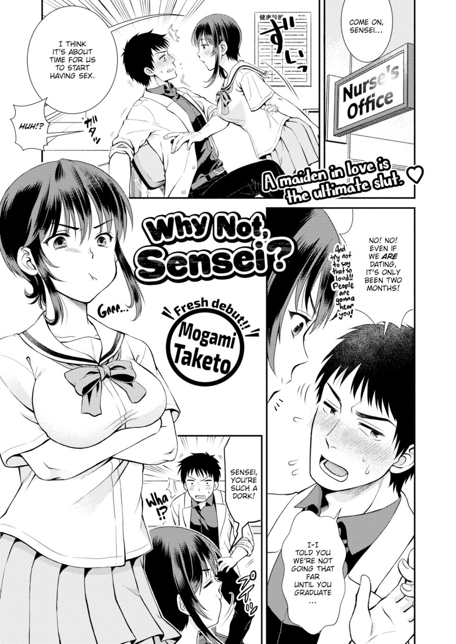 [Mogami Taketo] Why Not, Sensei? (Comic Kairakuten BEAST 2020-02)