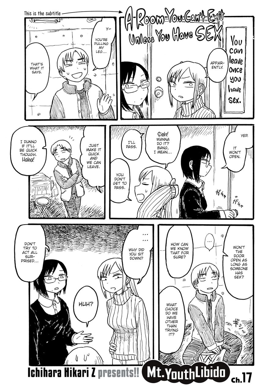 [Ichihara Hikari Z] Mt. Youth Libido ~A Room You Can't Exit Unless You Have Sex~ (Comic Kairakuten 2020-04)