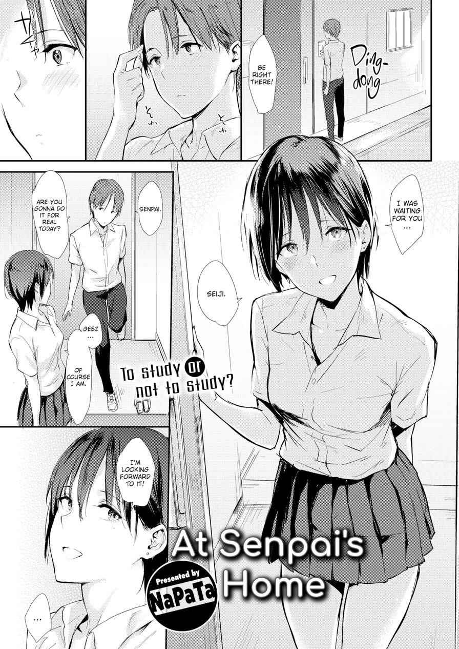 [NaPaTa] At Senpai's Home (Comic Kairakuten 2020-07)