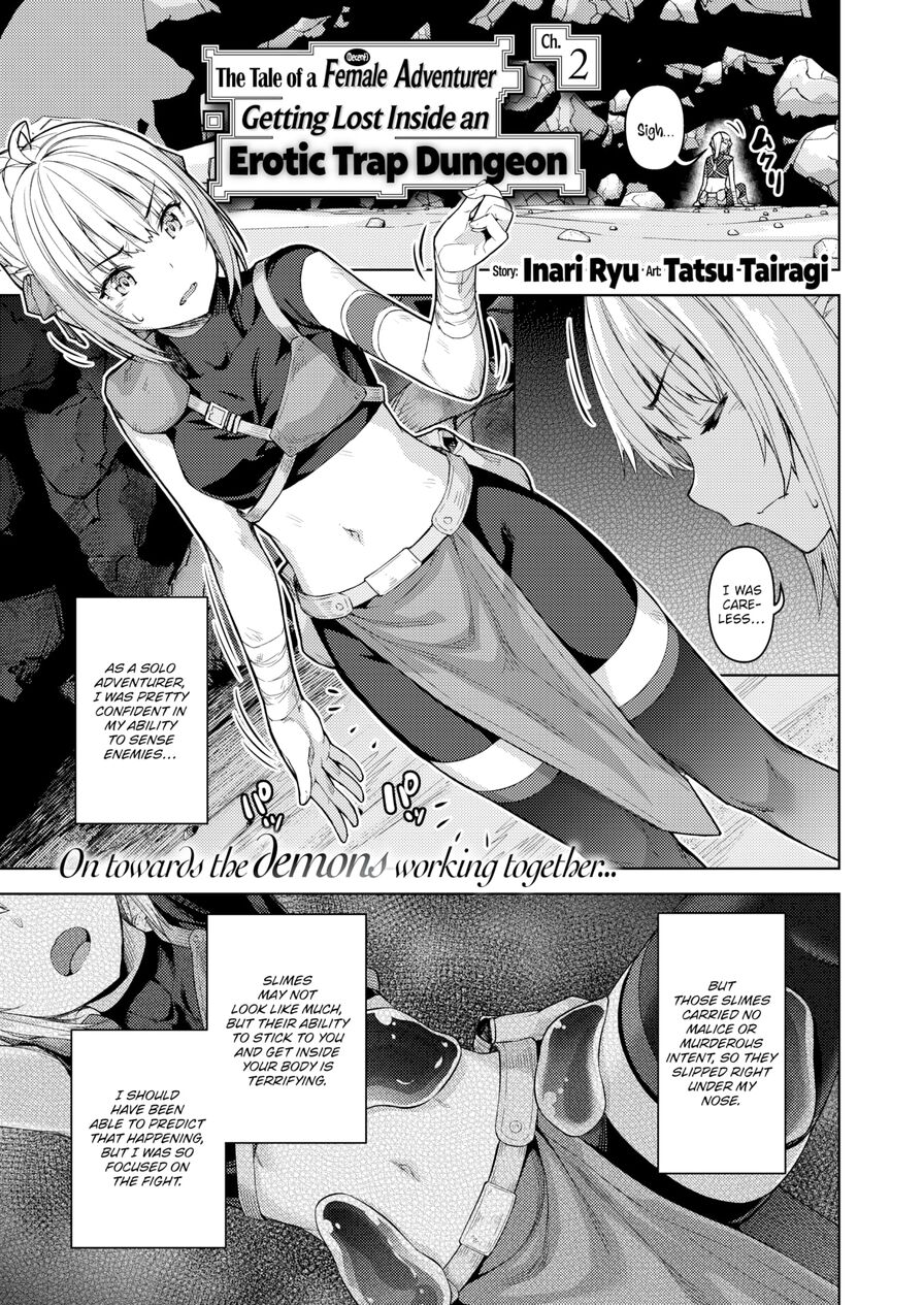 [Tatsu Tairagi] The Tale of a (Decent) Female Adventurer Getting Lost Inside an Erotic Trap Dungeon Ch.2 (Isekairakuten Vol.4)